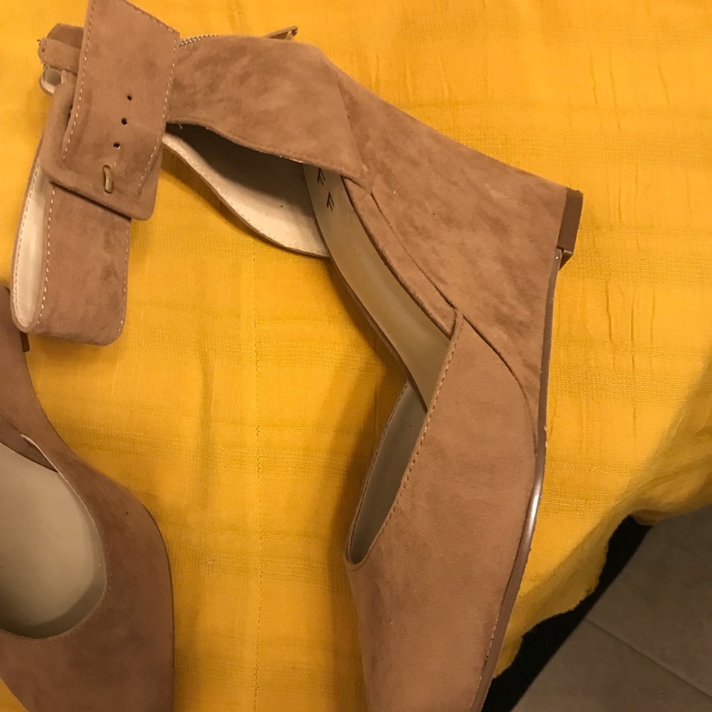 BFF Ankle Strap Suede Shoes